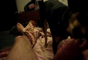 Just me playing with my small doggy on the camera