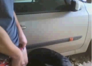 Dude is going to get off with his sexed-up dog